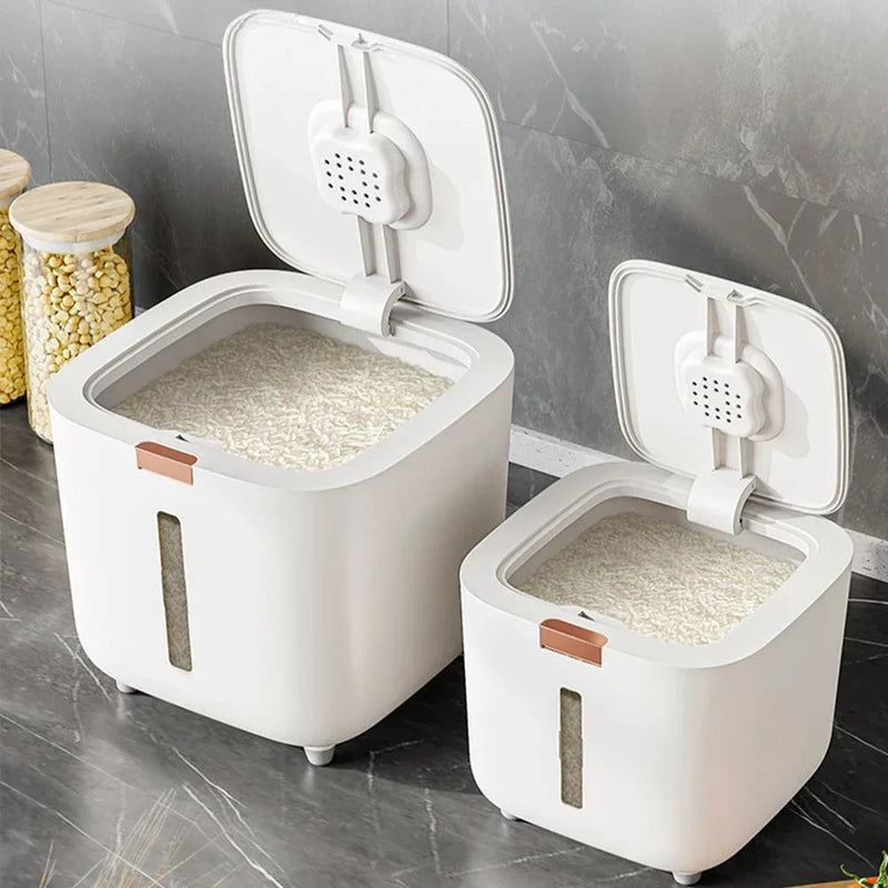 Caixa de arroz à prova de insetos e umidade
